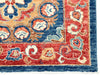 6x9 Blue and Red Persian Rug