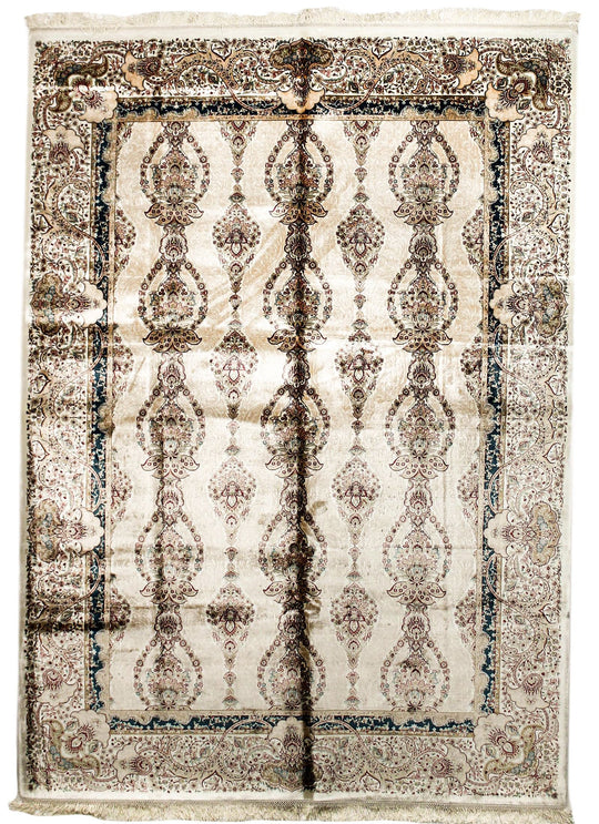 6x8 Ivory Turkish Antep Rug