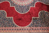 9x12 Red and Navy Turkish Silk Rug