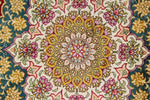 4x6 Red and Green Turkish Silk Rug