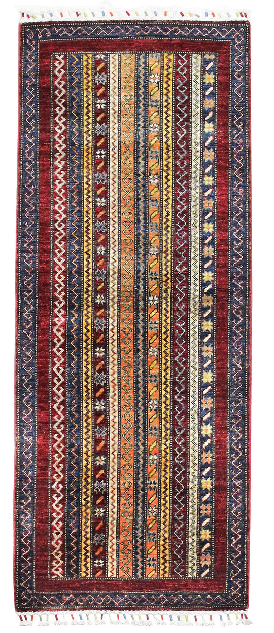 3x6 Multicolor Turkish Tribal Runner