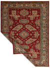 9x12 Red and Ivory Kazak Tribal Rug