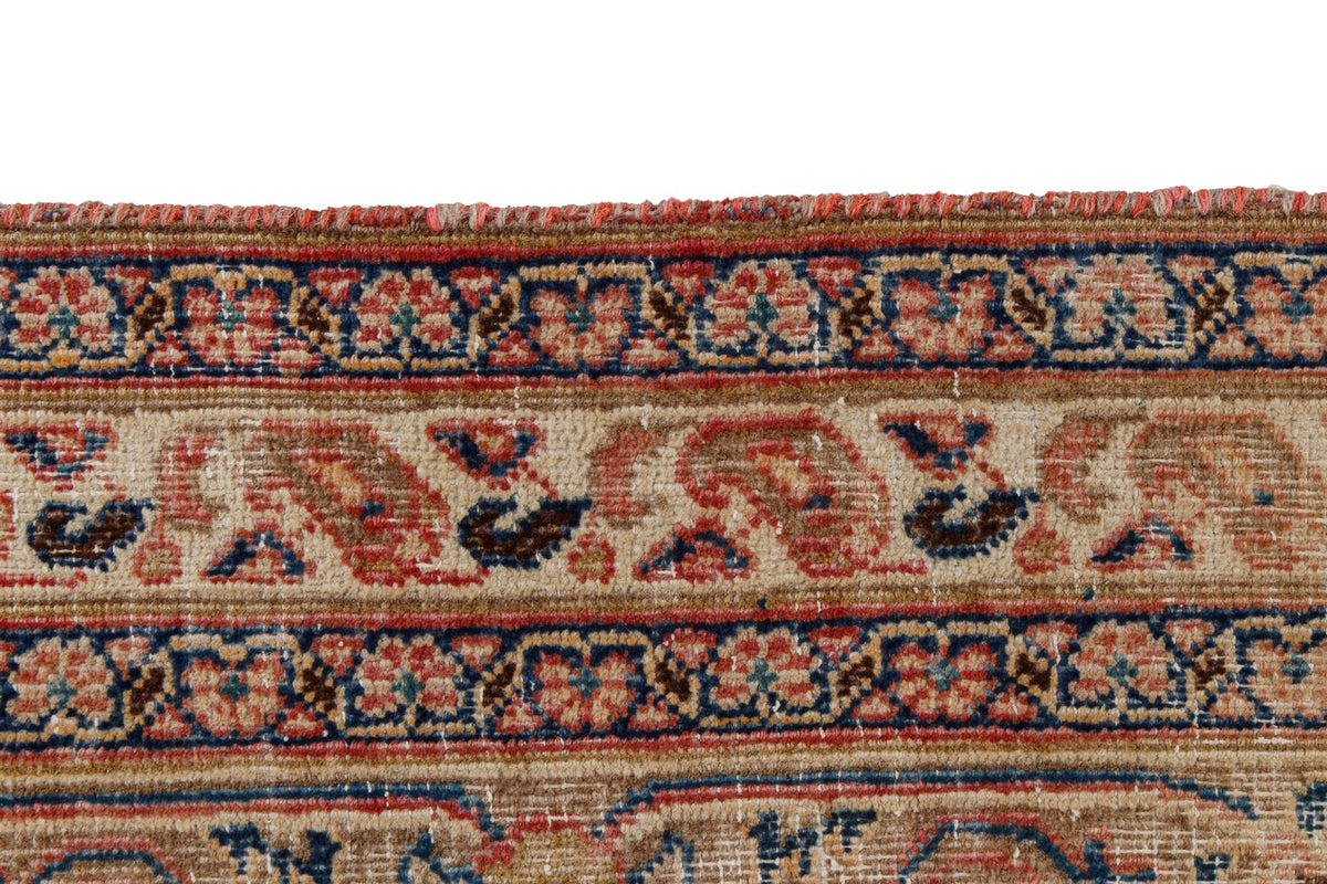 10x12 Ivory Turkish Overdyed Rug