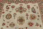 9x12 Gray and Blue Turkish Oushak Rug