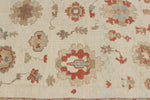 9x12 Gray and Blue Turkish Oushak Rug