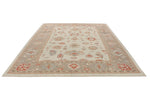 9x12 Gray and Blue Turkish Oushak Rug