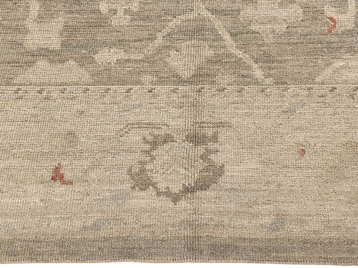 8x10 Gray and Navy Turkish Oushak Rug