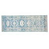 3x13 Blue and Ivory Turkish Oushak Runner