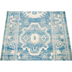 3x13 Blue and Ivory Turkish Oushak Runner