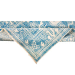 3x13 Blue and Ivory Turkish Oushak Runner