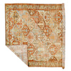 7x9 Rust and Ivory Persian Bahtiyari Distressed Area Rug