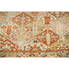 7x9 Rust and Ivory Persian Bahtiyari Distressed Area Rug