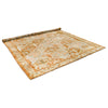 7x9 Rust and Ivory Persian Bahtiyari Distressed Area Rug