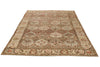 7x10 Rust and Ivory Persian Rug