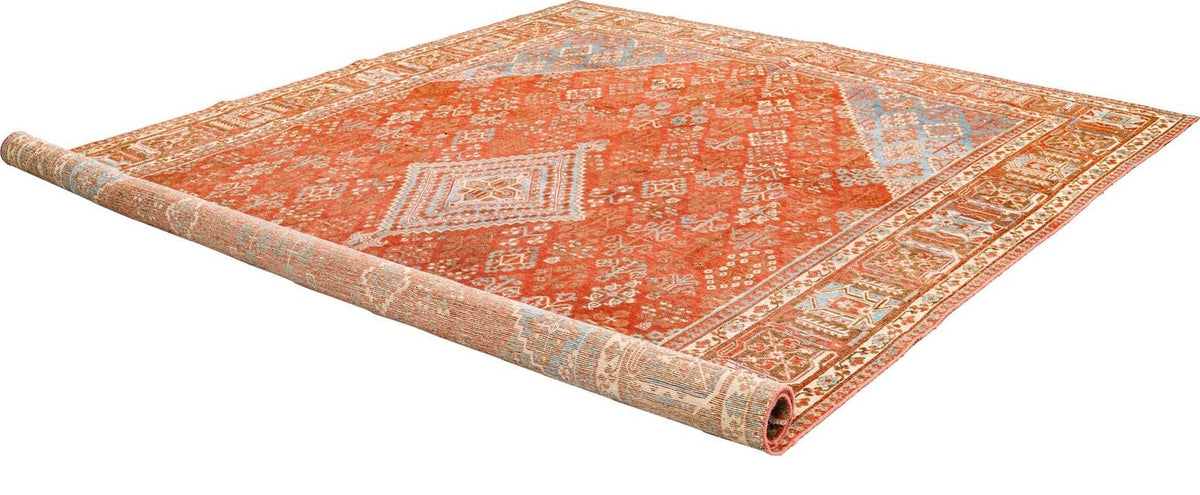 9x12 Rust and Brown Persian Rug