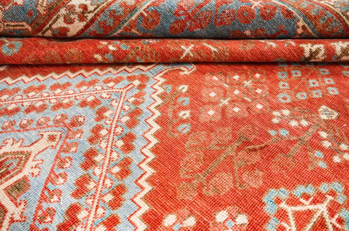 9x12 Rust and Brown Persian Rug