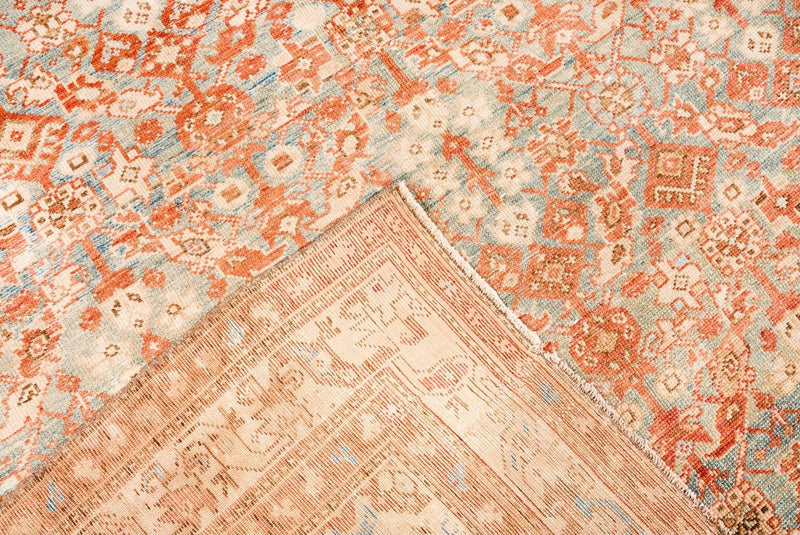 6x16 Blue and Beige Persian Tribal Runner