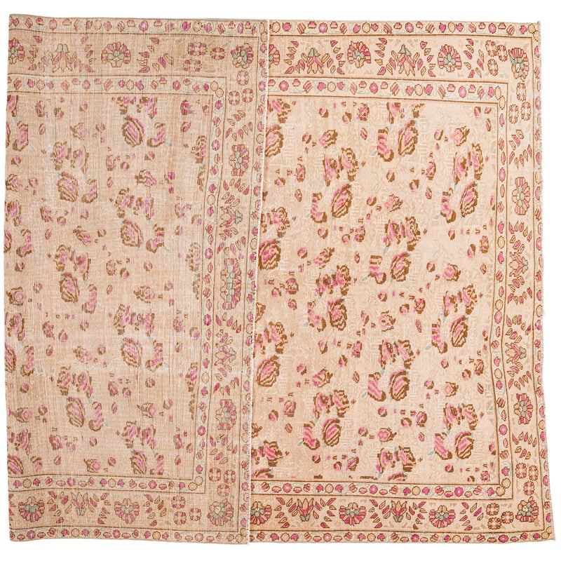 6x9 Pink and Pink Persian Rug