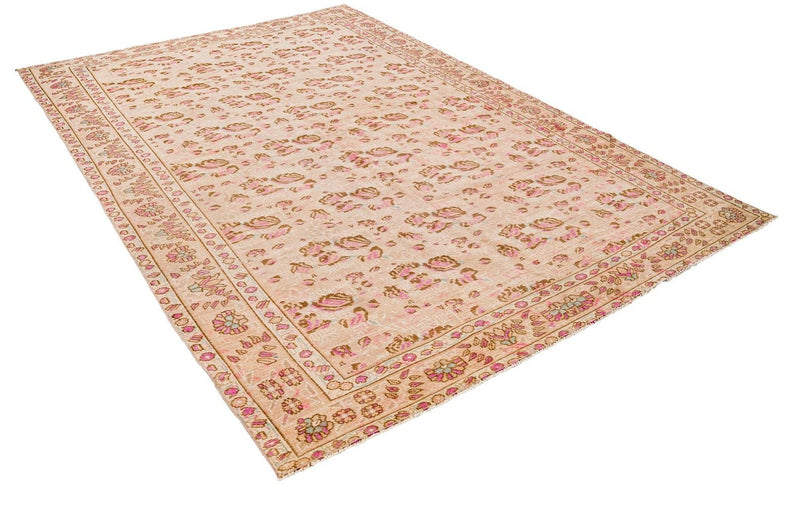 6x9 Pink and Pink Persian Rug