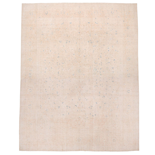 9x14 Ivory and Ivory Persian Rug