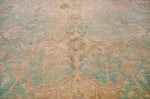 10x13 Beige and Green Persian Traditional Rug