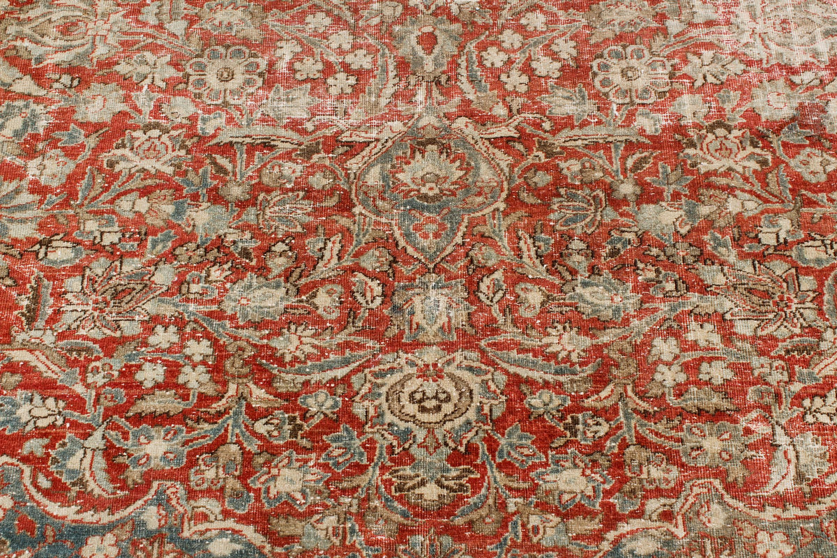 8x11 Red and Beige Persian Traditional Rug