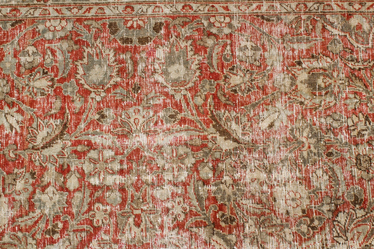 8x11 Red and Beige Persian Traditional Rug