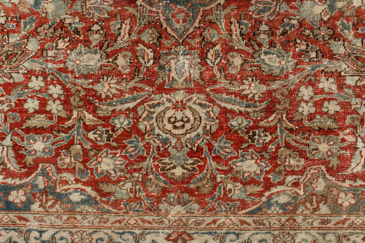 8x11 Red and Beige Persian Traditional Rug