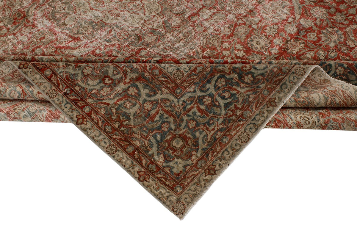 8x11 Red and Beige Persian Traditional Rug