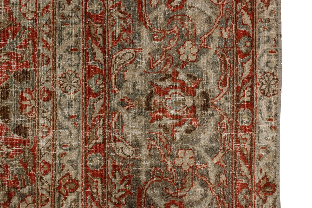 8x11 Red and Beige Persian Traditional Rug