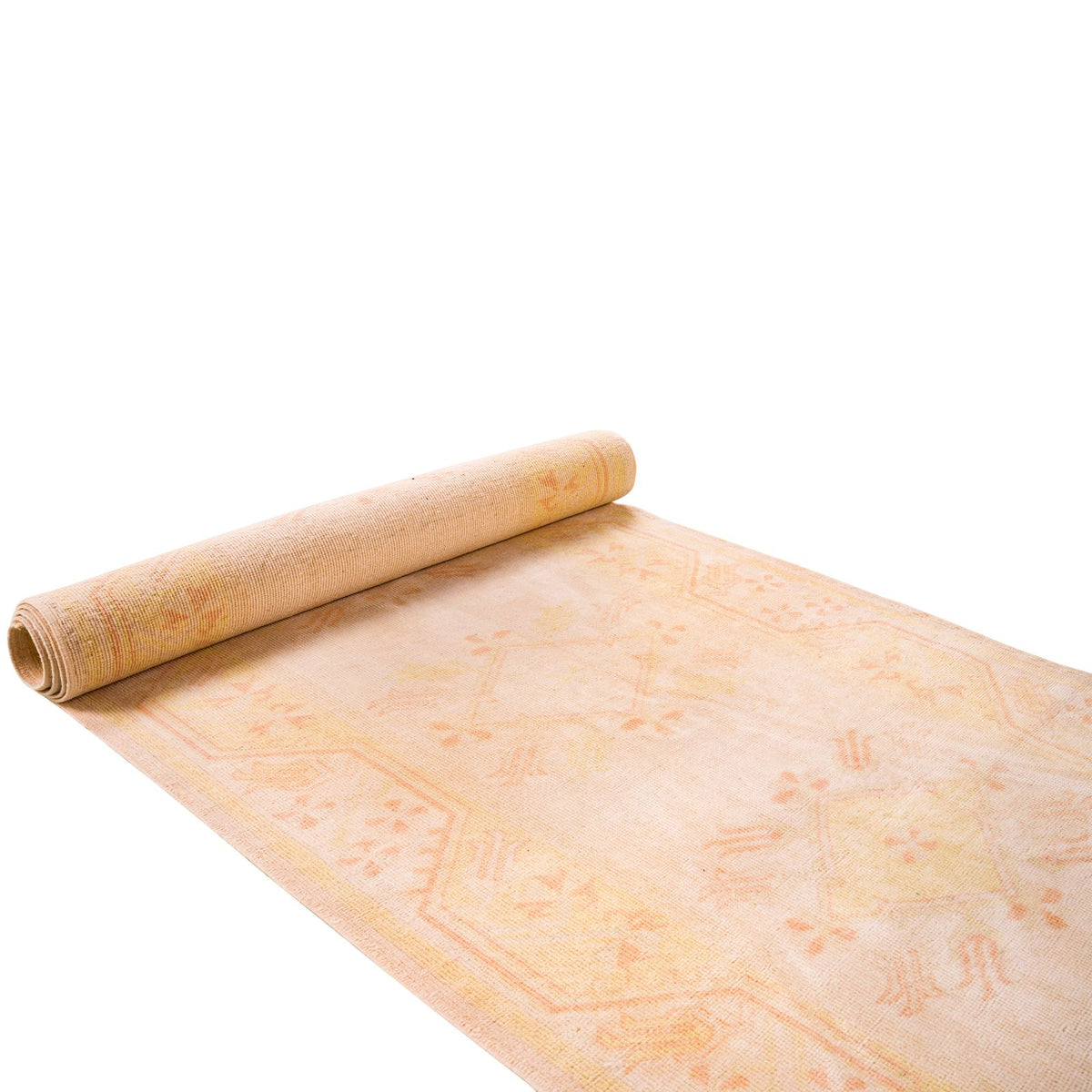 3x10 Ivory and Yellow Turkish Milas Runner