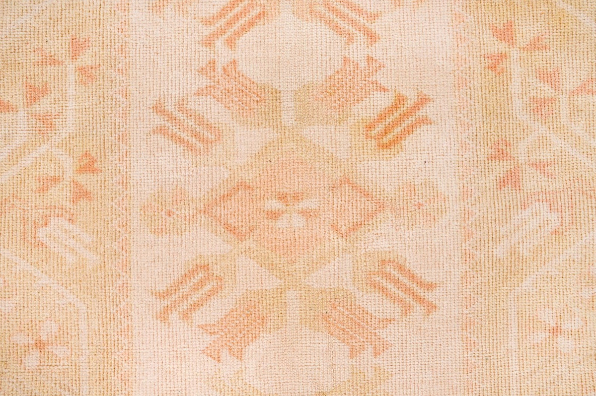3x7 Gold and Ivory Turkish Milas Rug