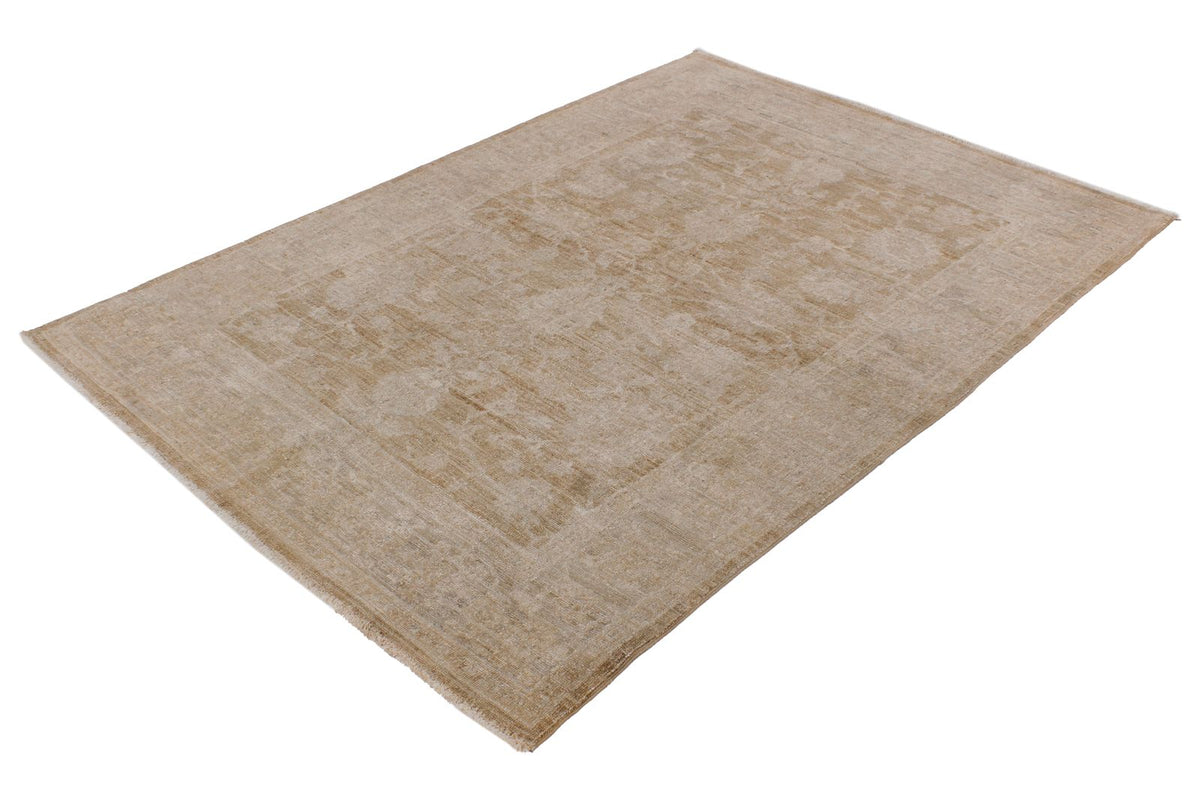 5x7 Beige Turkish Traditional Rug