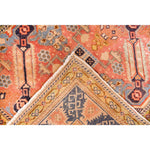 Vintage Handmade 3x7 Multicolor Anatolian Turkish Tribal Distressed Area Rug