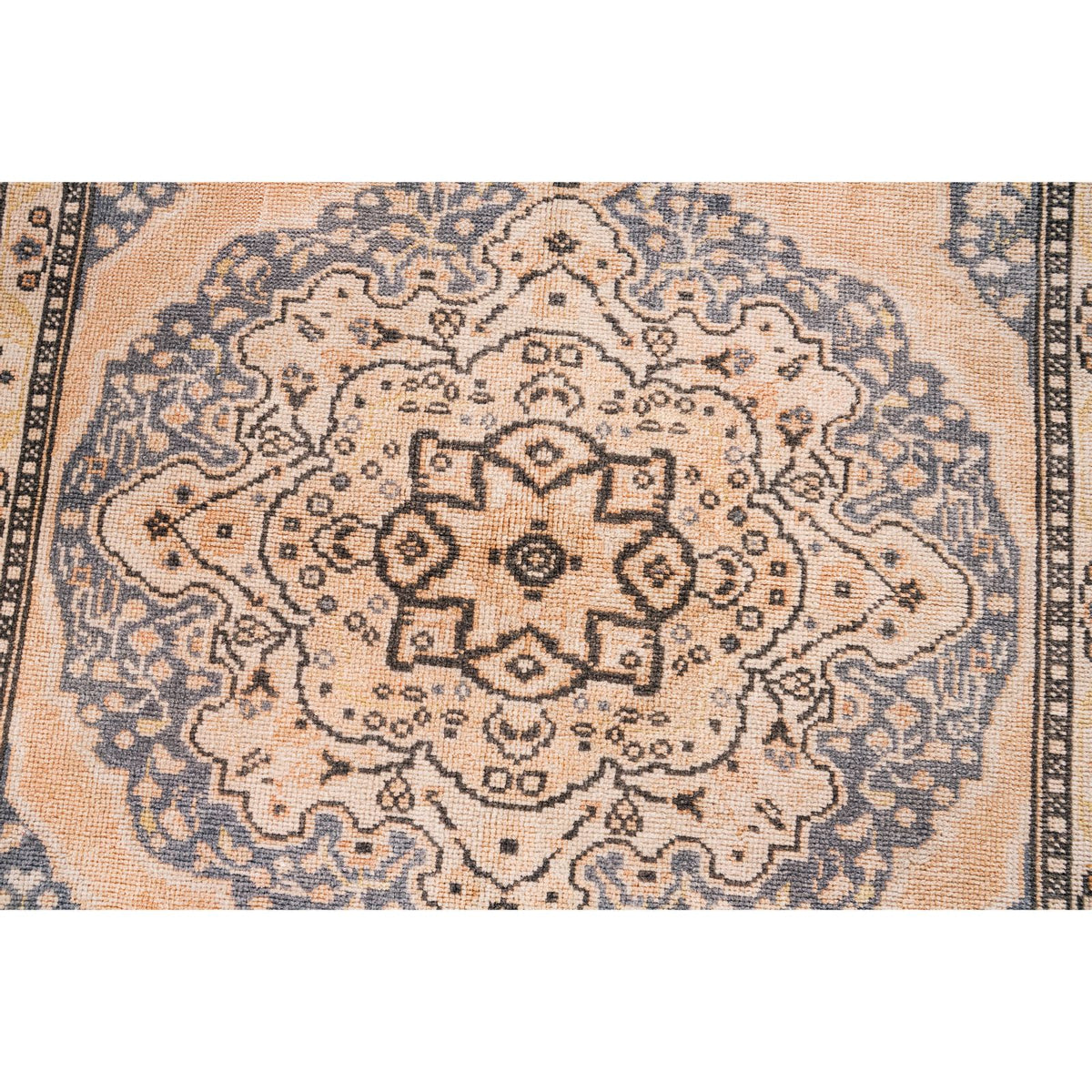 4x6 Beige and Gray Turkish Traditional Rug