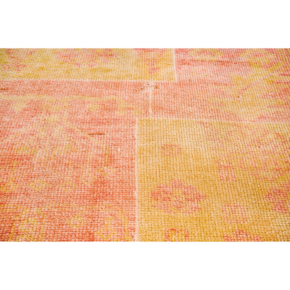 2x7 Beige and Rust Turkish Traditional Runner