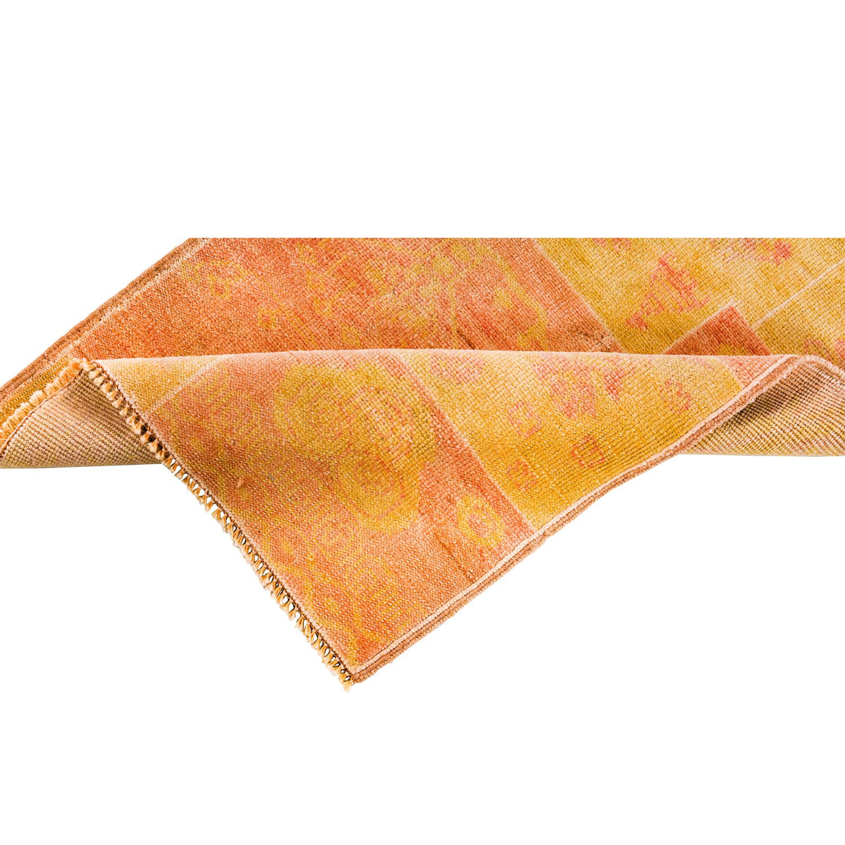 2x7 Beige and Rust Turkish Traditional Runner