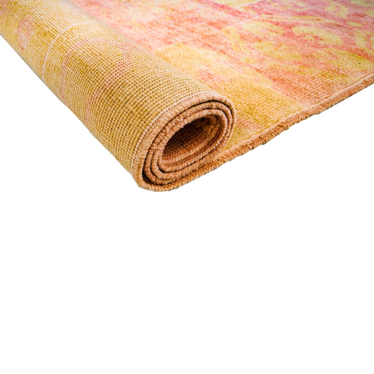 2x7 Beige and Rust Turkish Traditional Runner