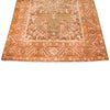 Vintage Handmade 3x14 Brown and Beige Anatolian Caucasian Traditional Distressed Area Runner