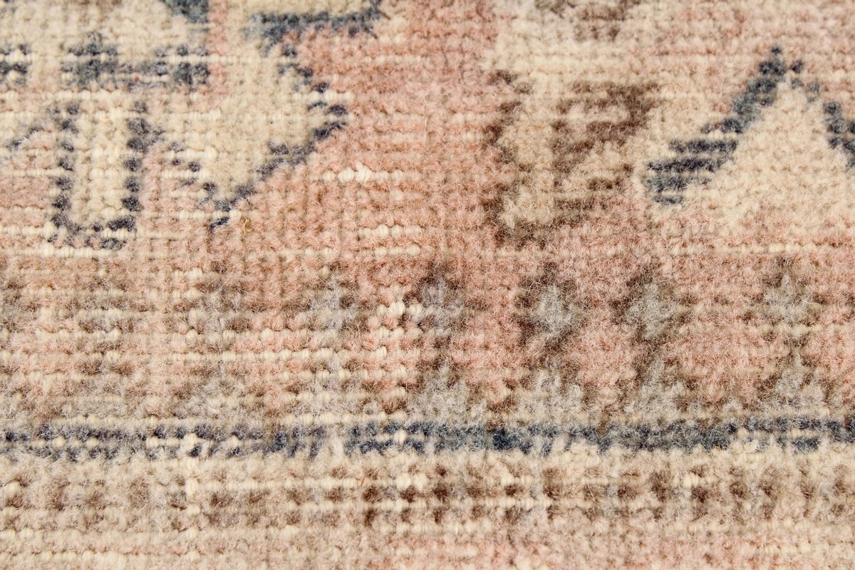 7x10 Brown and Beige Kazak Tribal Rug