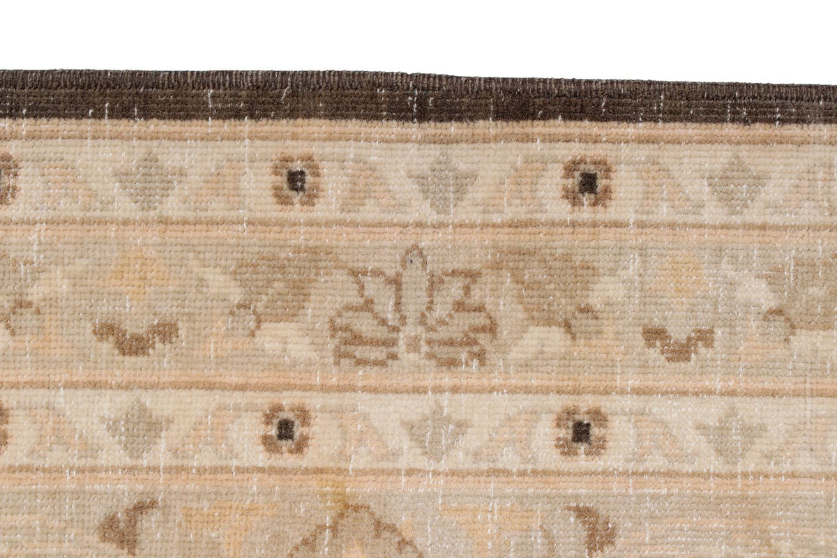 10x14 Beige and Brown Persian Traditional Rug