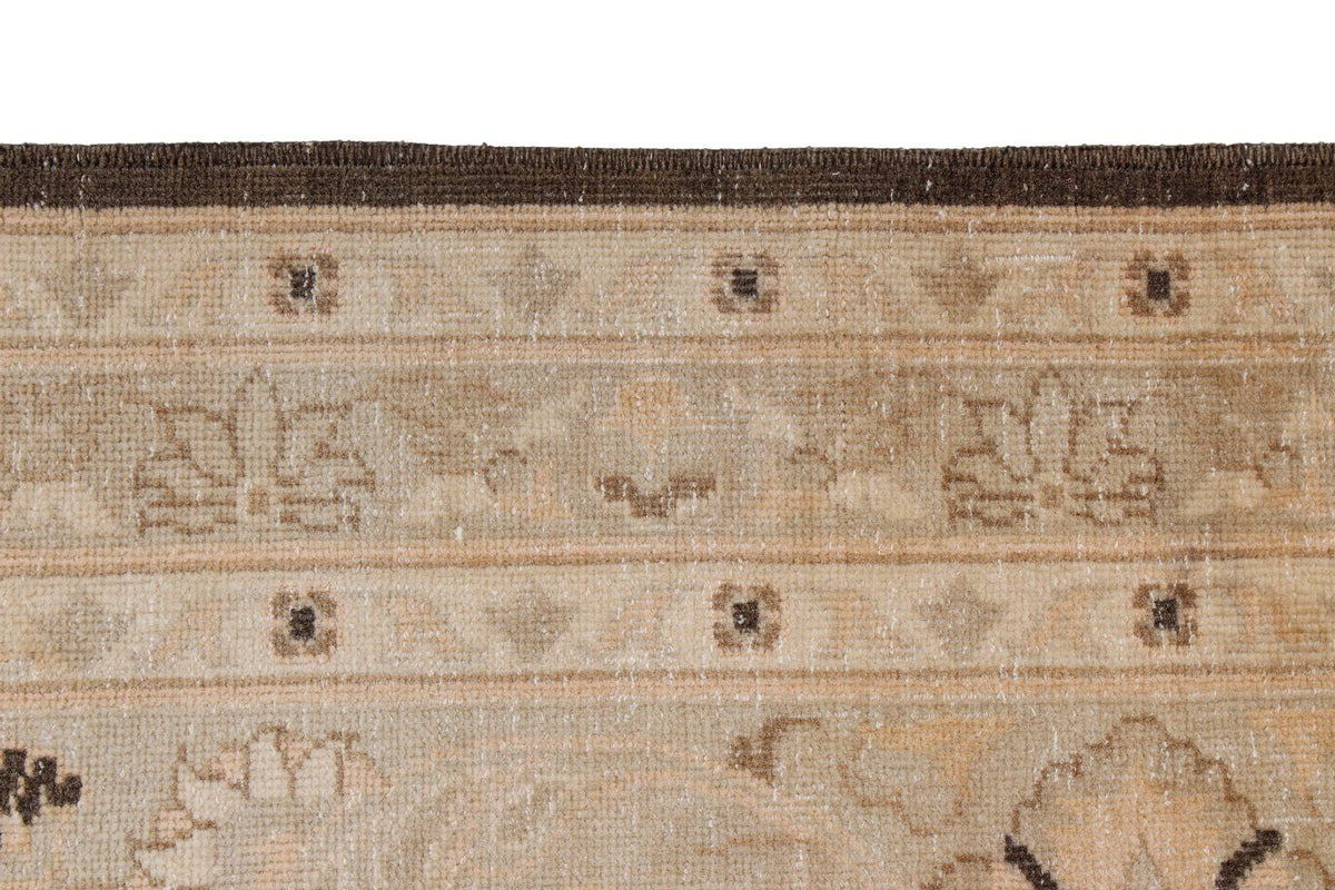 10x14 Beige and Brown Persian Traditional Rug