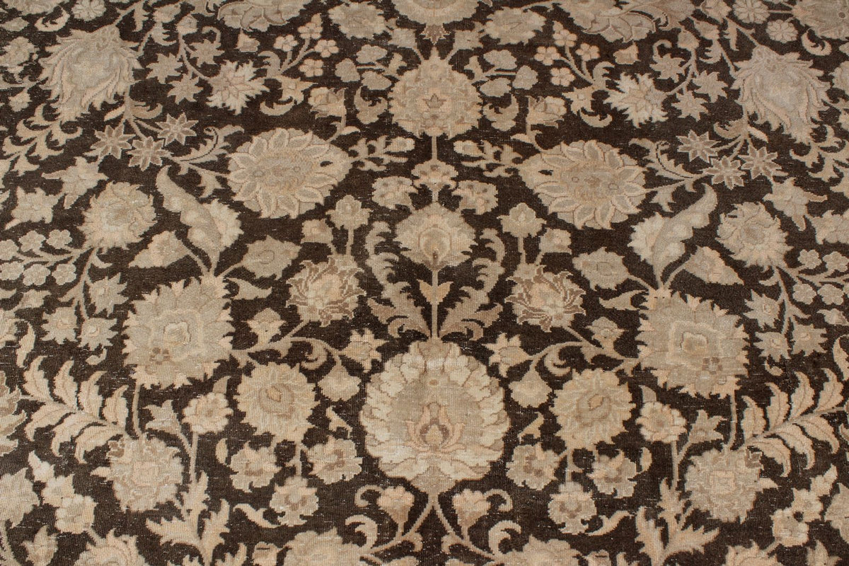 10x14 Beige and Brown Persian Traditional Rug