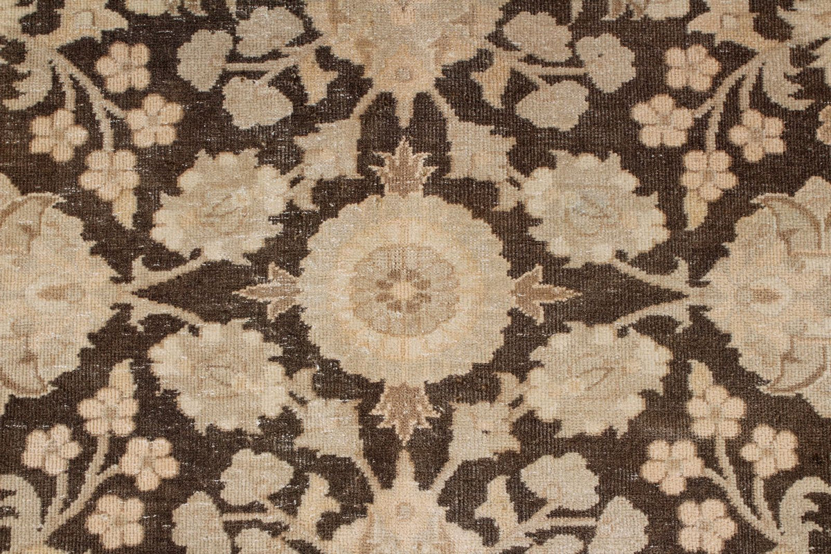 10x14 Beige and Brown Persian Traditional Rug