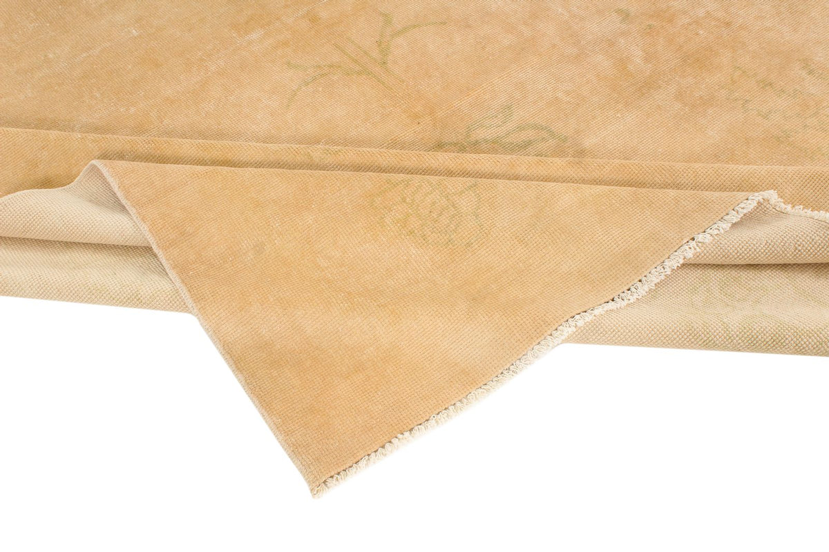 15x20 Ivory and Beige Turkish Oushak Rug