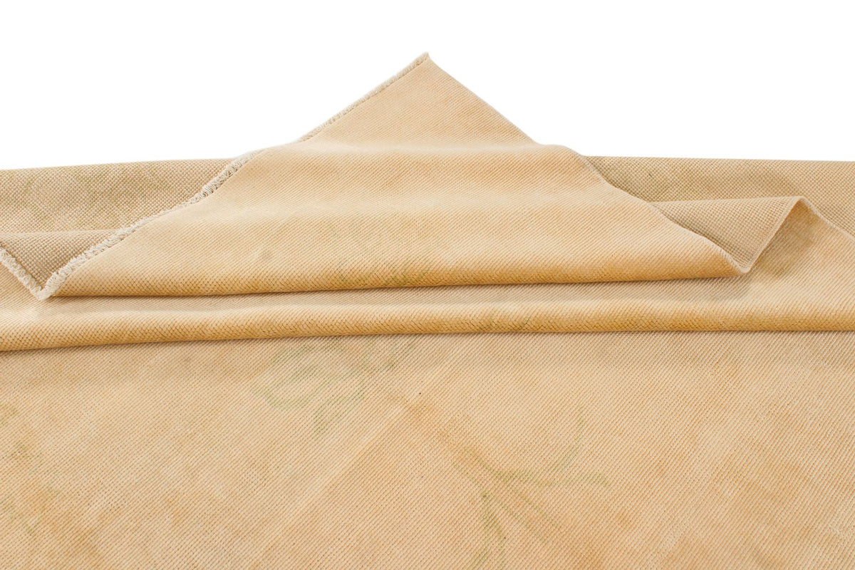 15x20 Ivory and Beige Turkish Oushak Rug