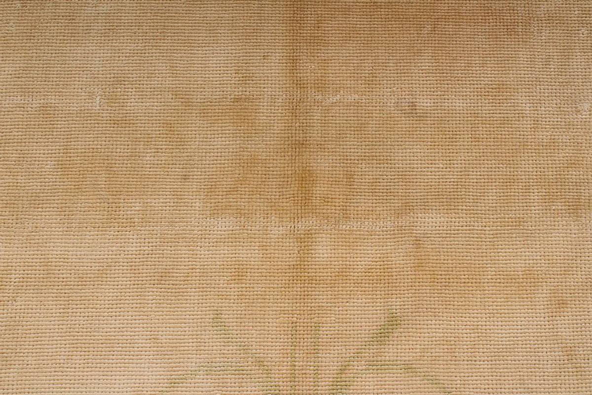 15x20 Ivory and Beige Turkish Oushak Rug