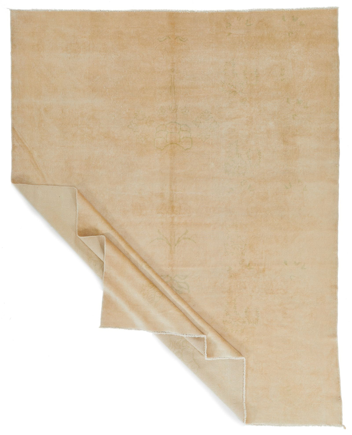 15x20 Ivory and Beige Turkish Oushak Rug