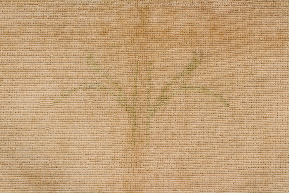 15x20 Ivory and Beige Turkish Oushak Rug