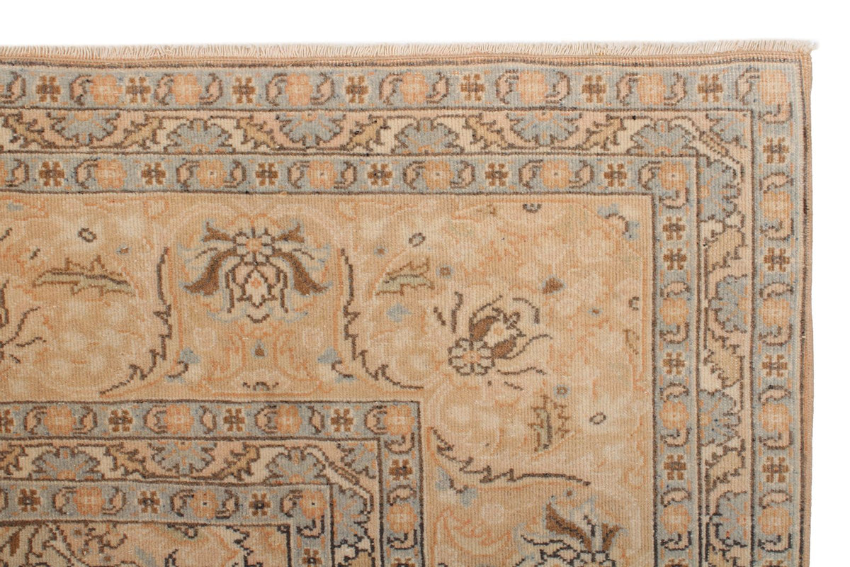 9x12 Rust and Beige Turkish Tribal Rug